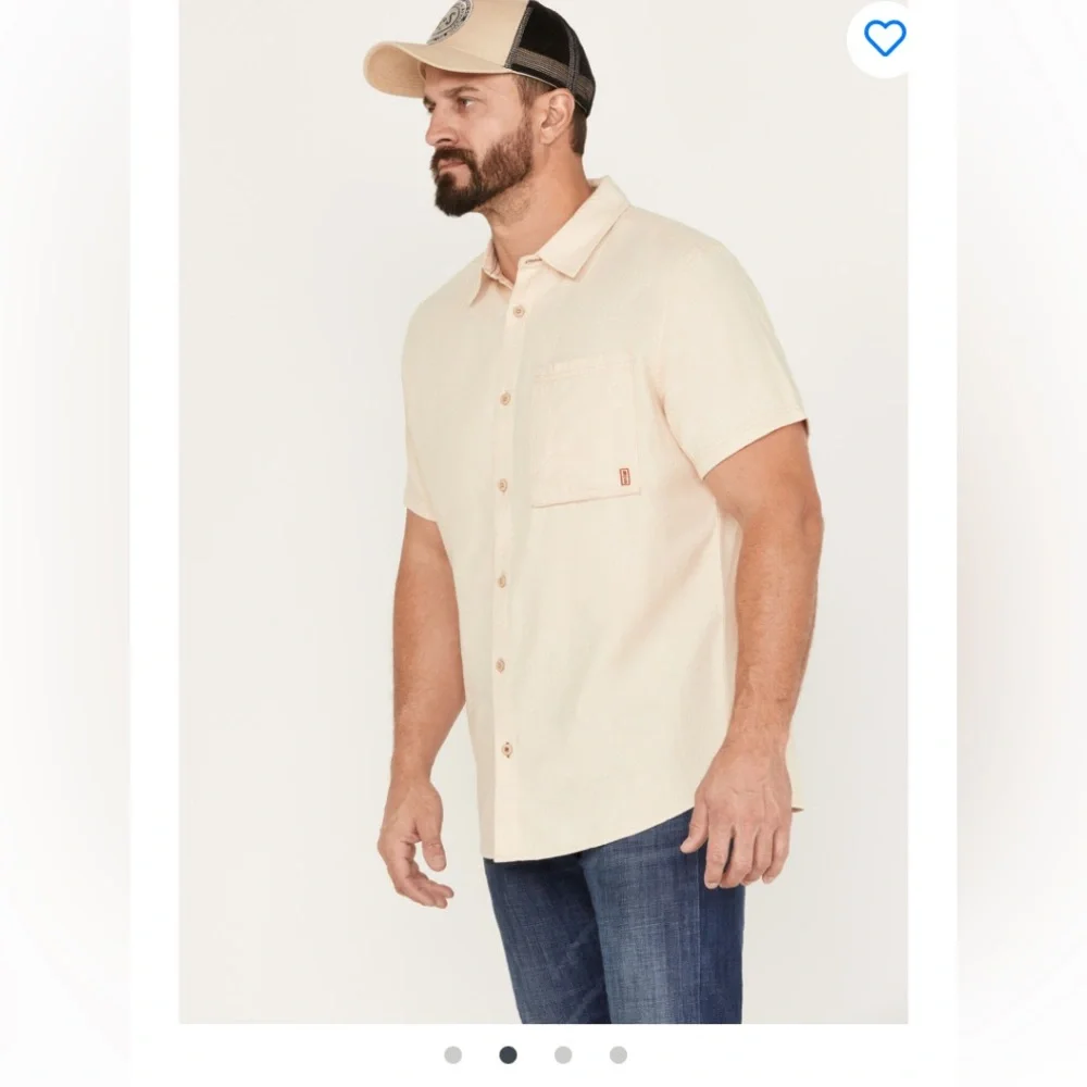 ✨ Brothers/Sons gray solid button down shirt. - Picture 4 of 6